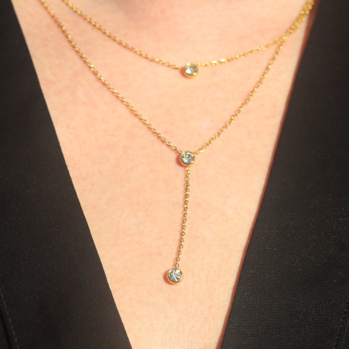 Double Layer Gold Necklace