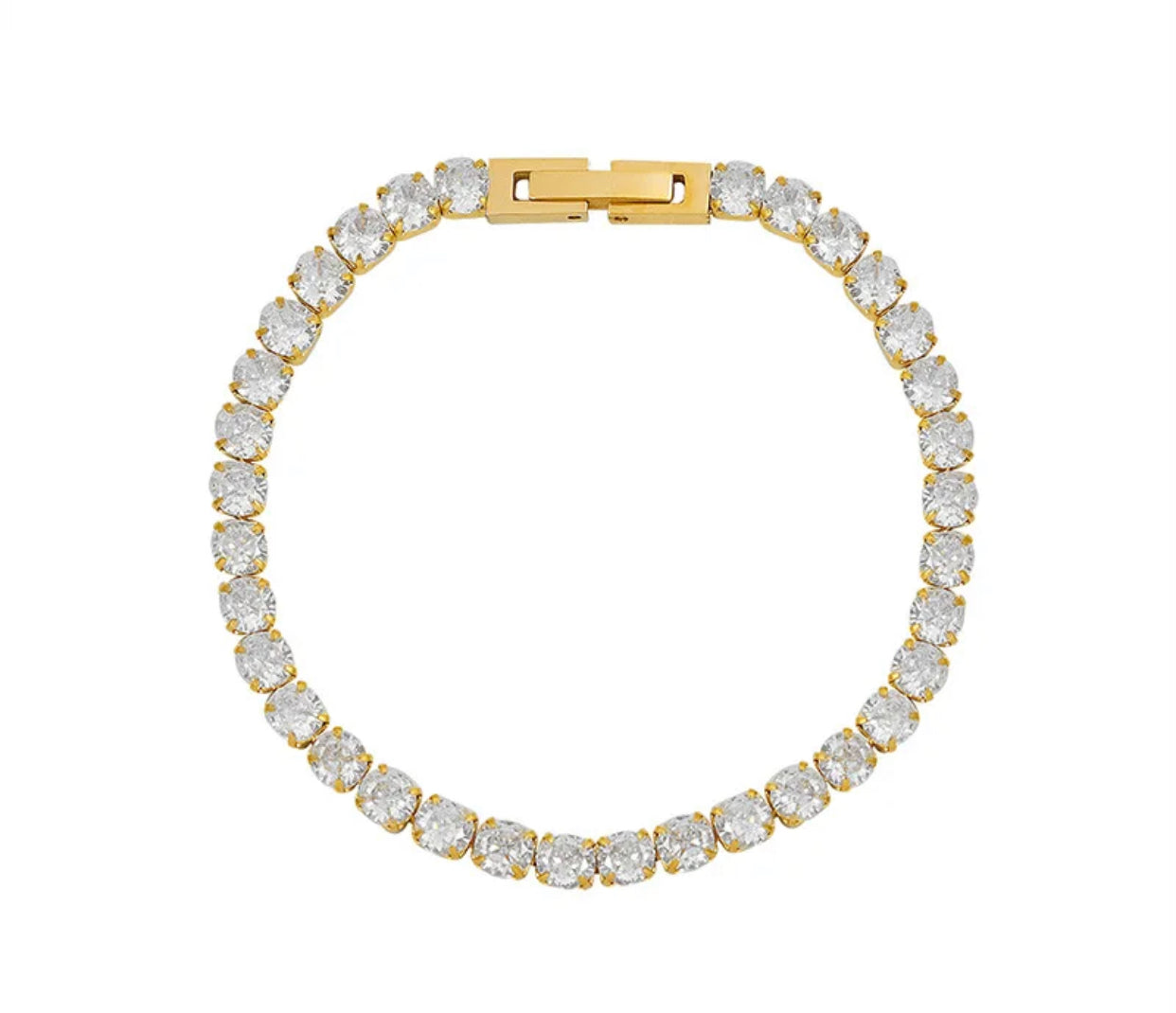 18k Gold Plated Tennis Bracelet - YaYa