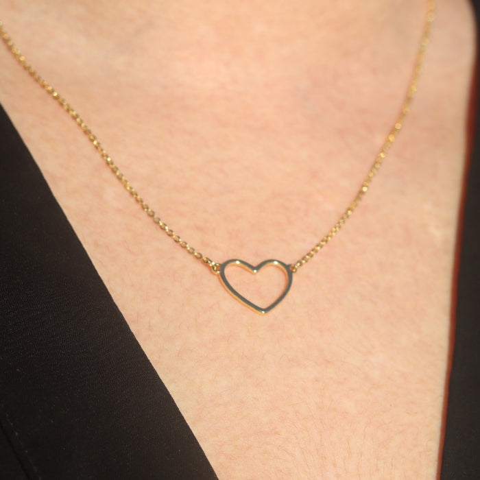 Gold Heart Necklace