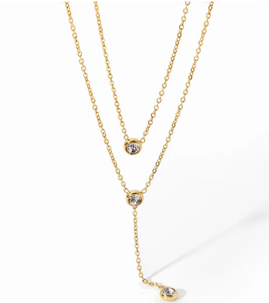 Double Layer Gold Necklace