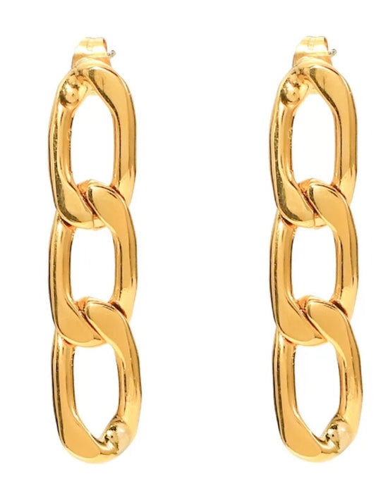 Cuban Link Earrings